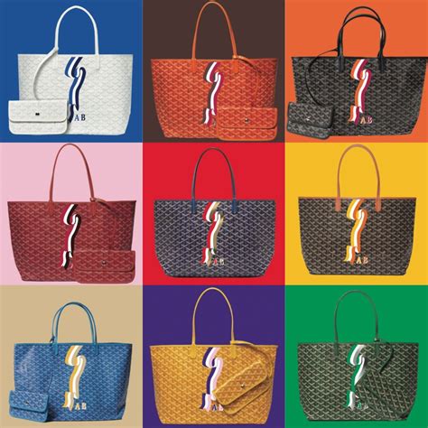 goyard bag personalization|custom goyard bag pattern.